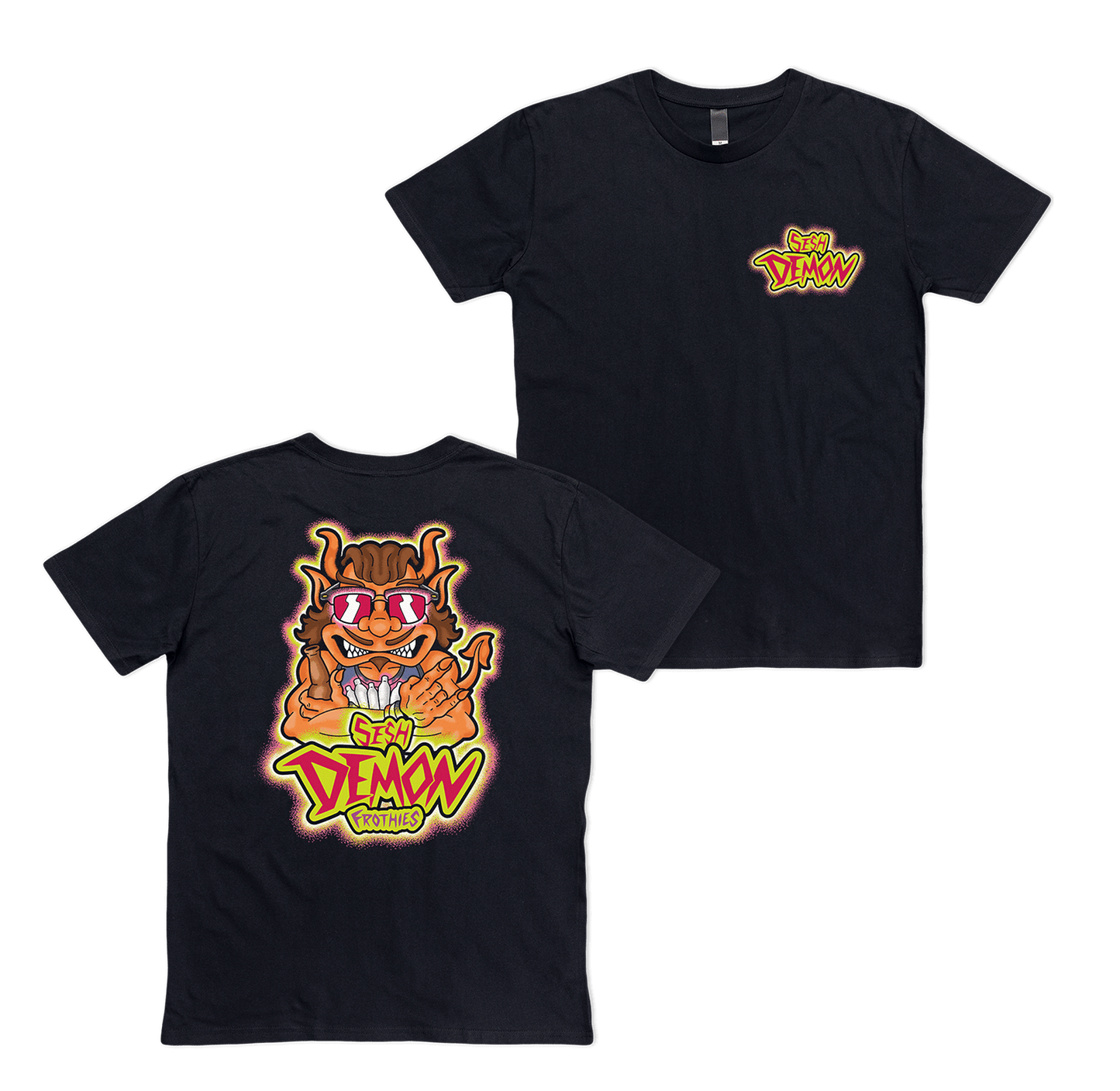Sesh Demon Tee Black