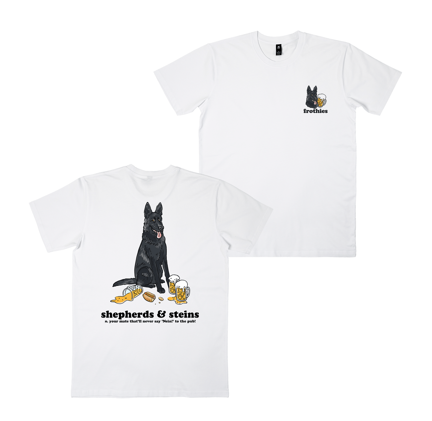 Shepherds and Steins Tee White