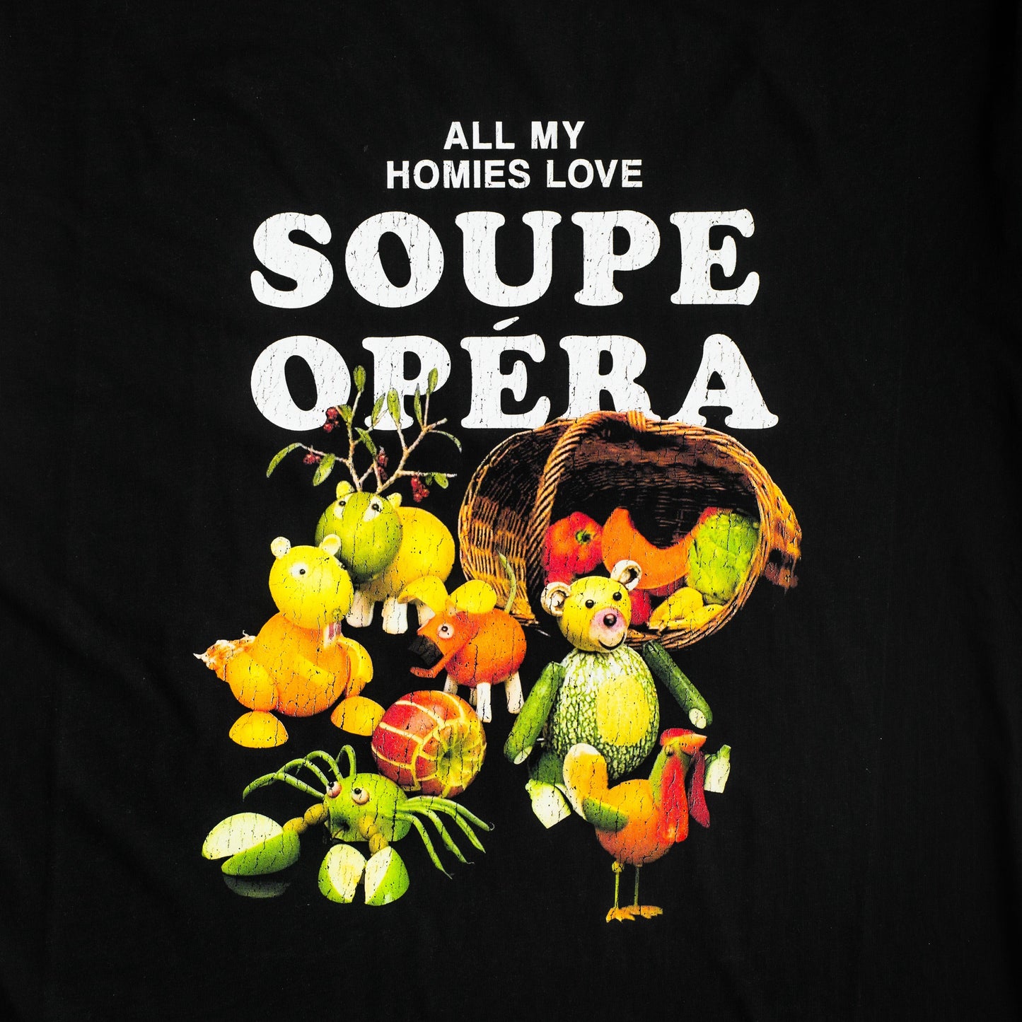 Soupe Opera Tee Black