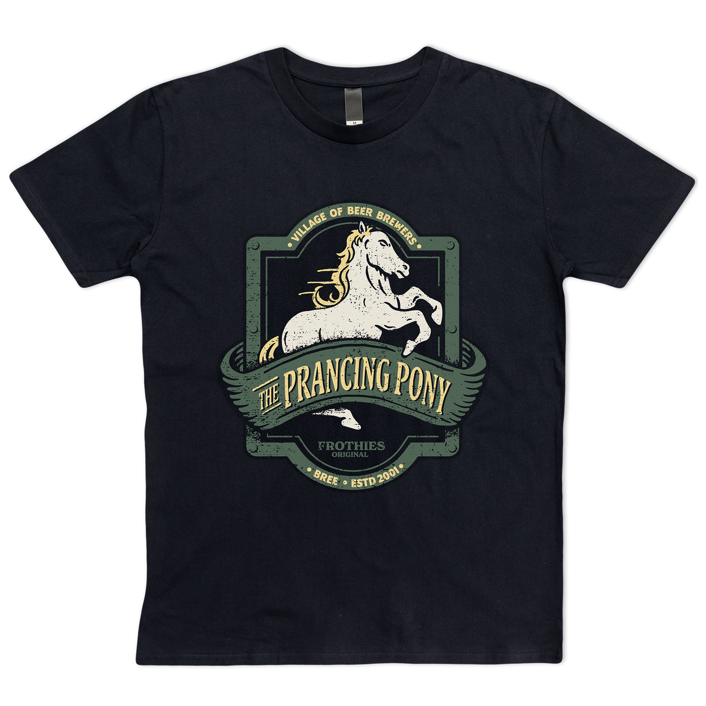 The Prancing Pony Tee Black