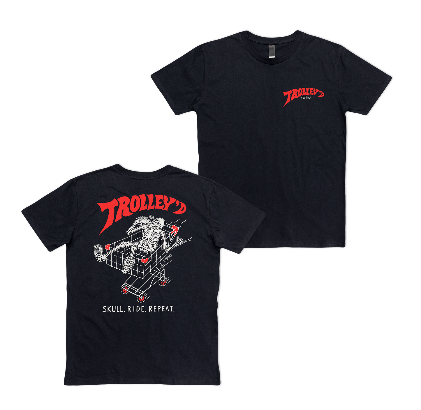 Trolley'd Tee Black