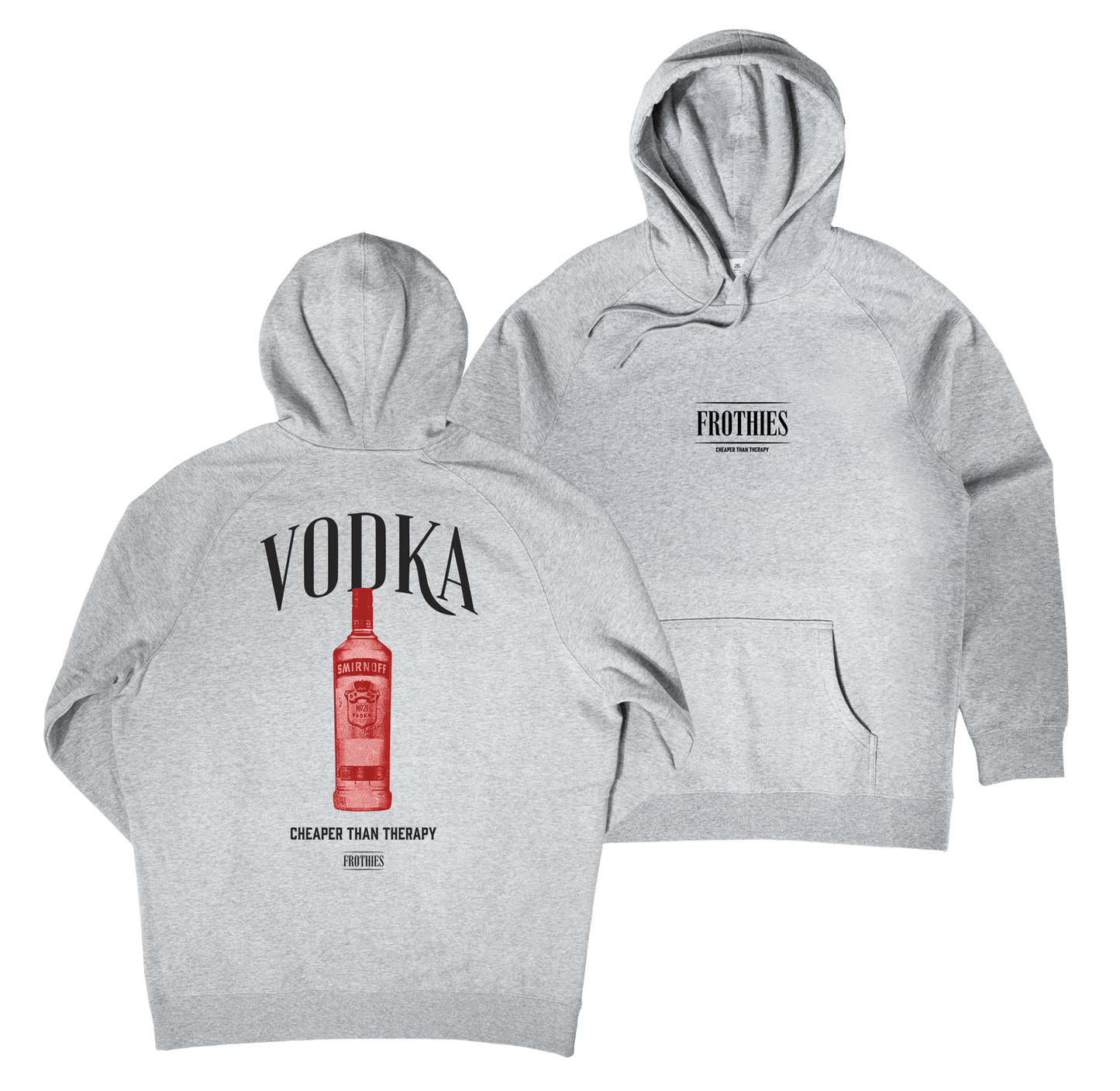 Vodka Hoodie Grey