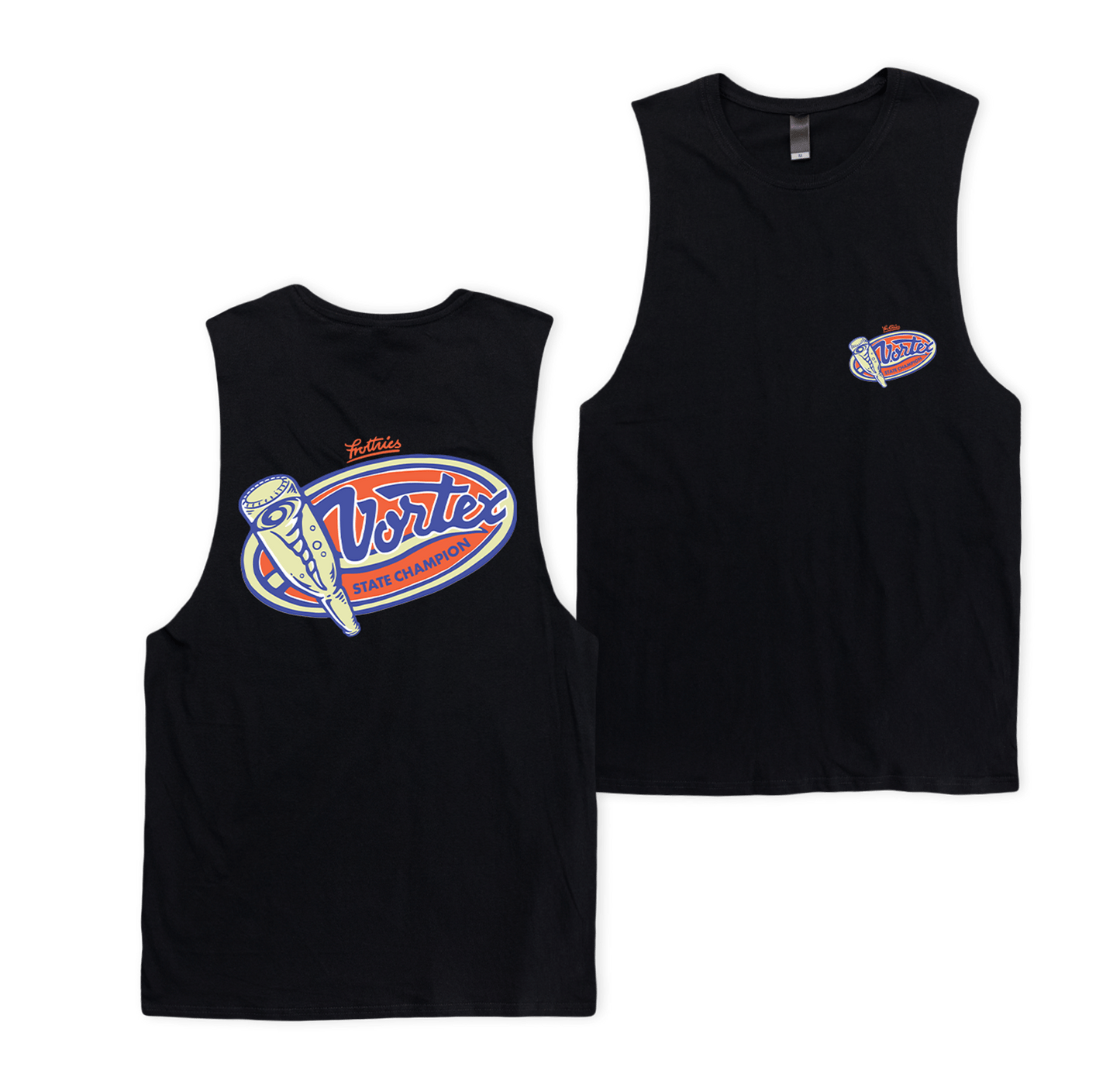 Vortex State Champion Muscle Tee Black