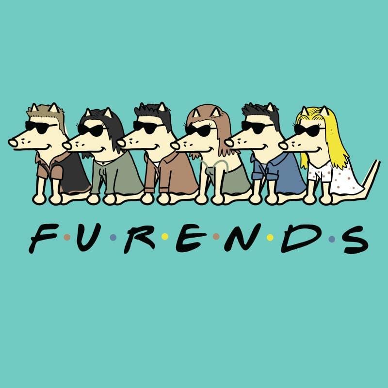 F-U-R-E-N-D-S - Ladies T-Shirt V-Neck