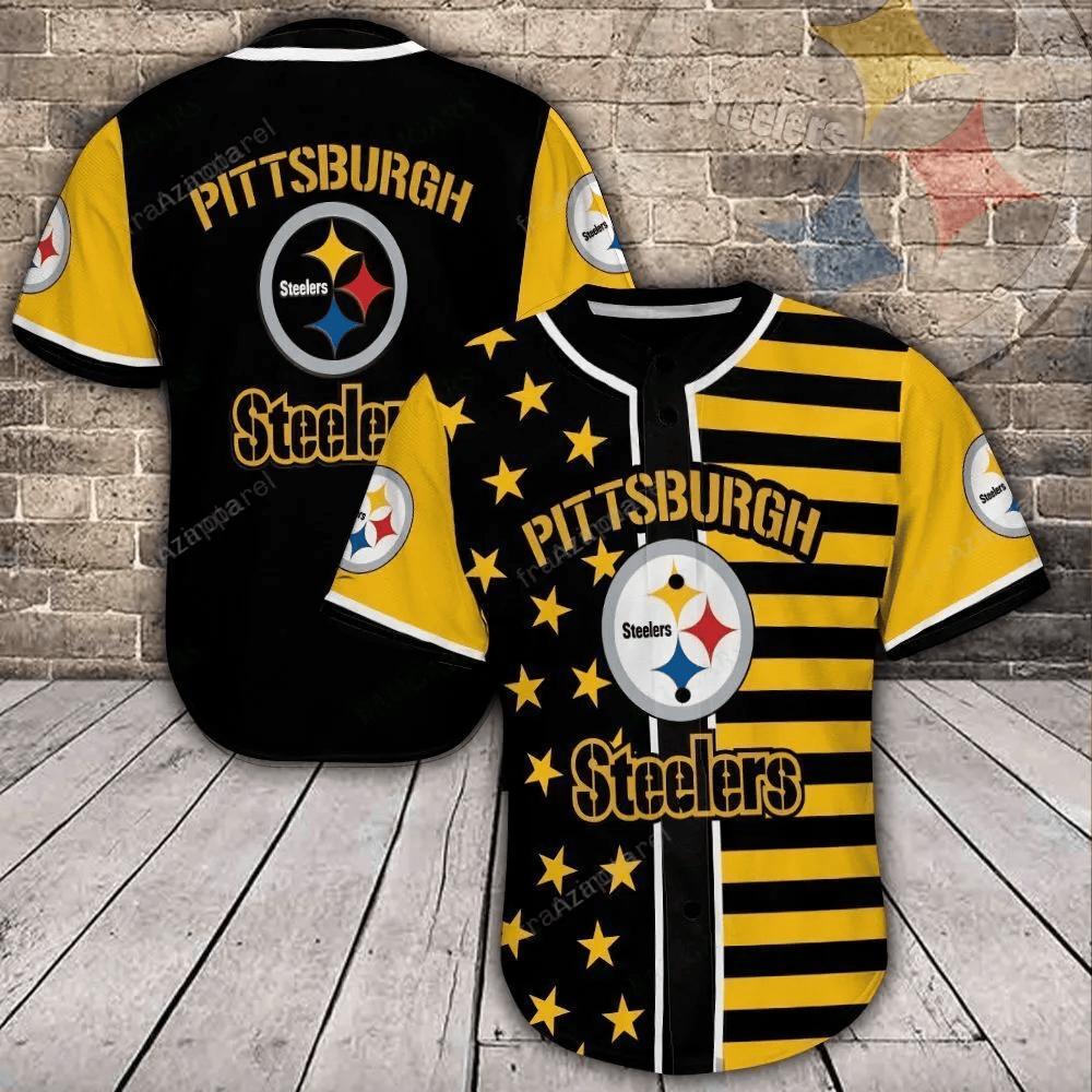 Pittsburgh Steelers Baseball Jersey Shirt 71