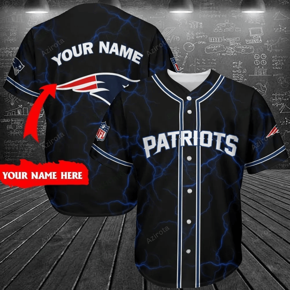 New England Patriots Personalized Baseball Jersey 276