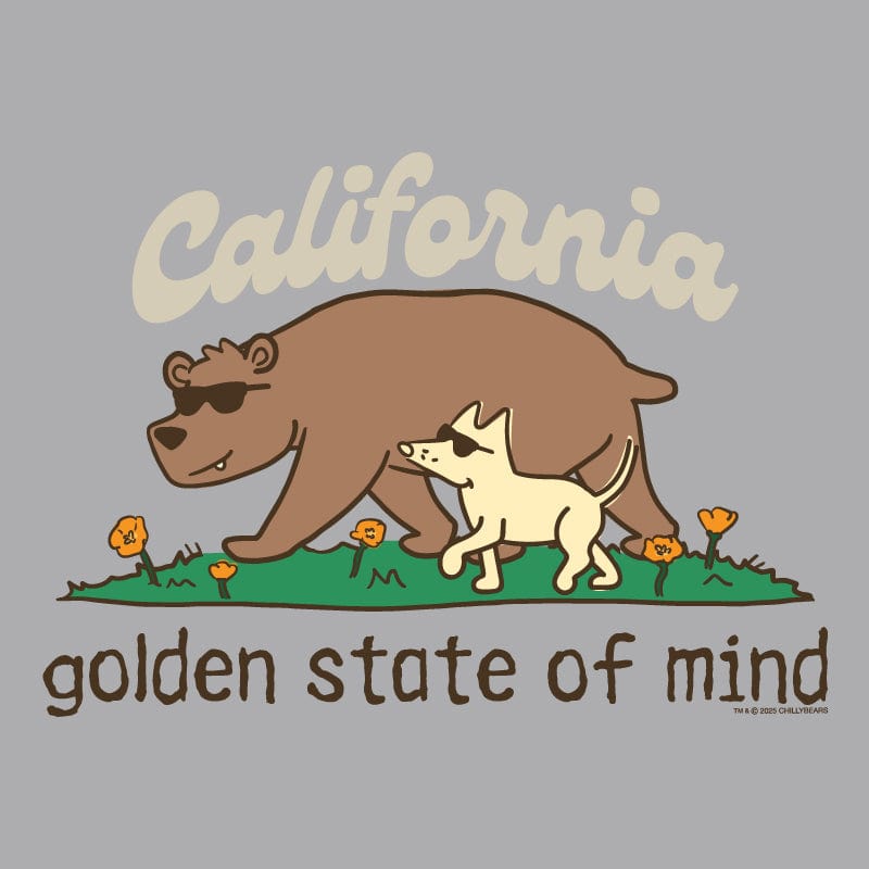 Golden State of Mind - Baseball T-Shirt