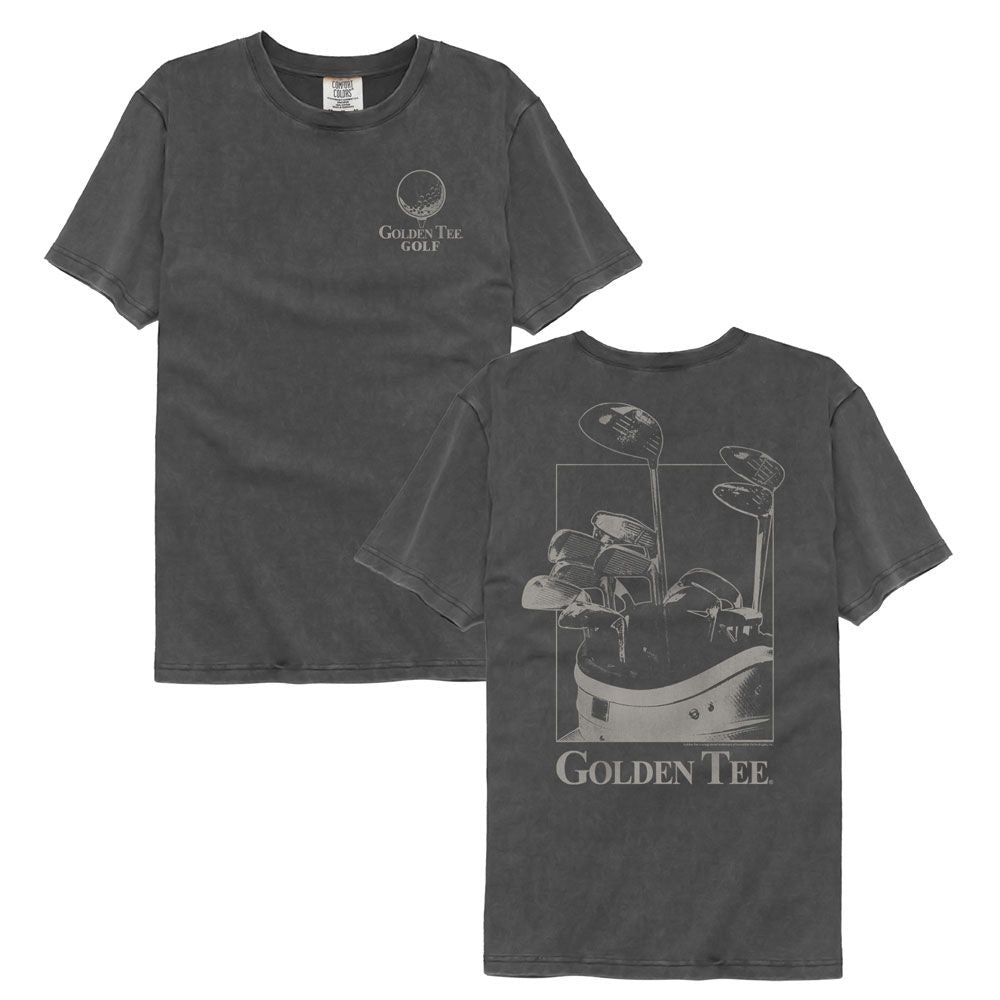 Golden Tee Golf Clubs F B Comfort Colors T-Shirt