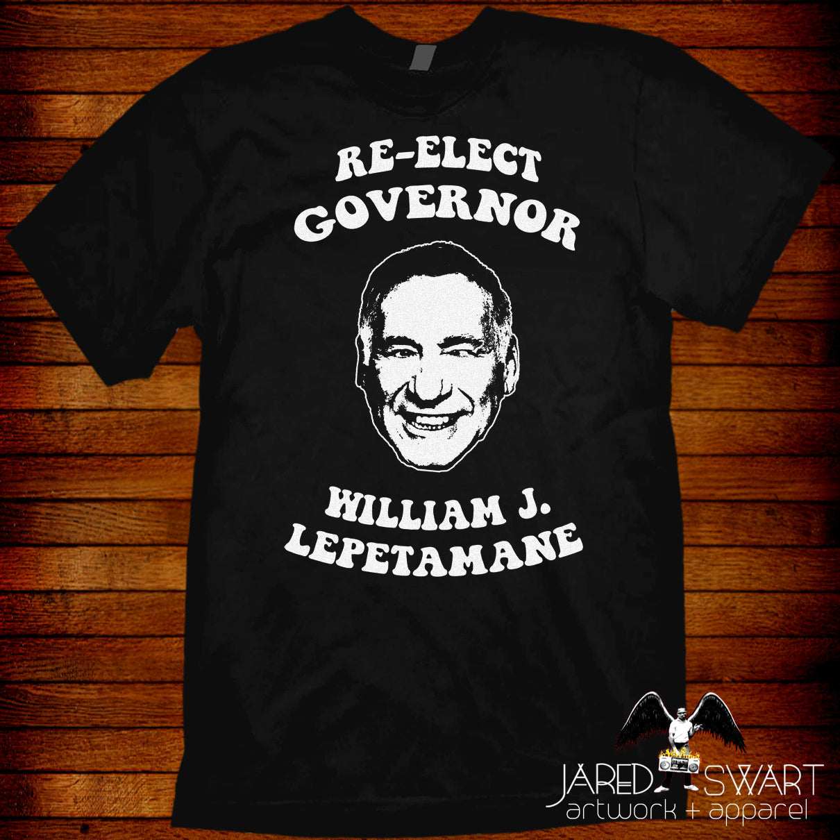 Blazing Saddles T-Shirt Re-Elect Gov Lepetamane