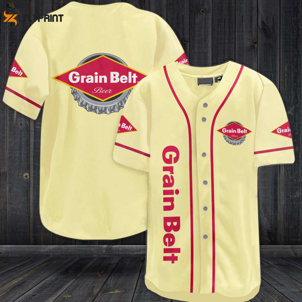 Grain Belt Beer Baseball Jersey - lylyprint.com