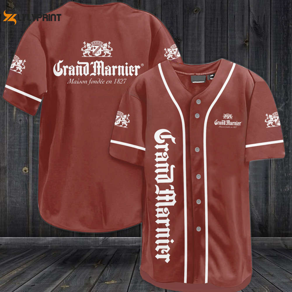 Grand Marnier All Over Print Unisex Baseball Jersey - lylyprint.com