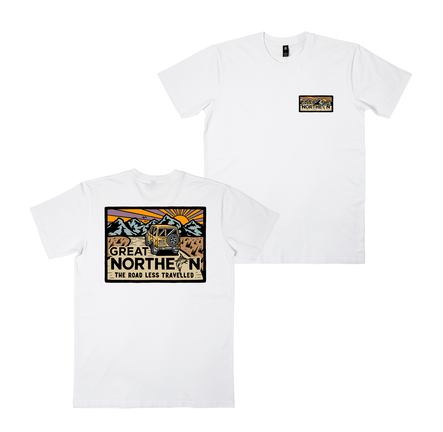 Dusty Trail Tee White