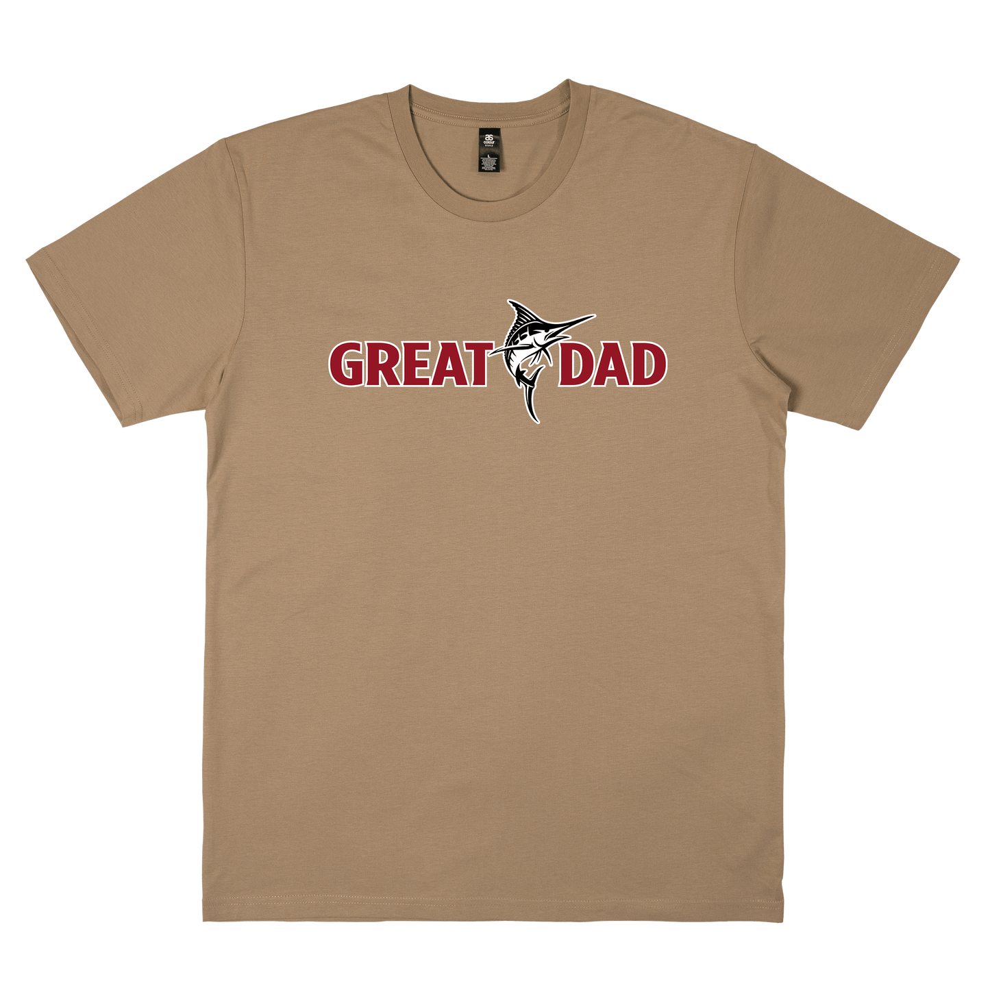 Great Dad Tee Tan