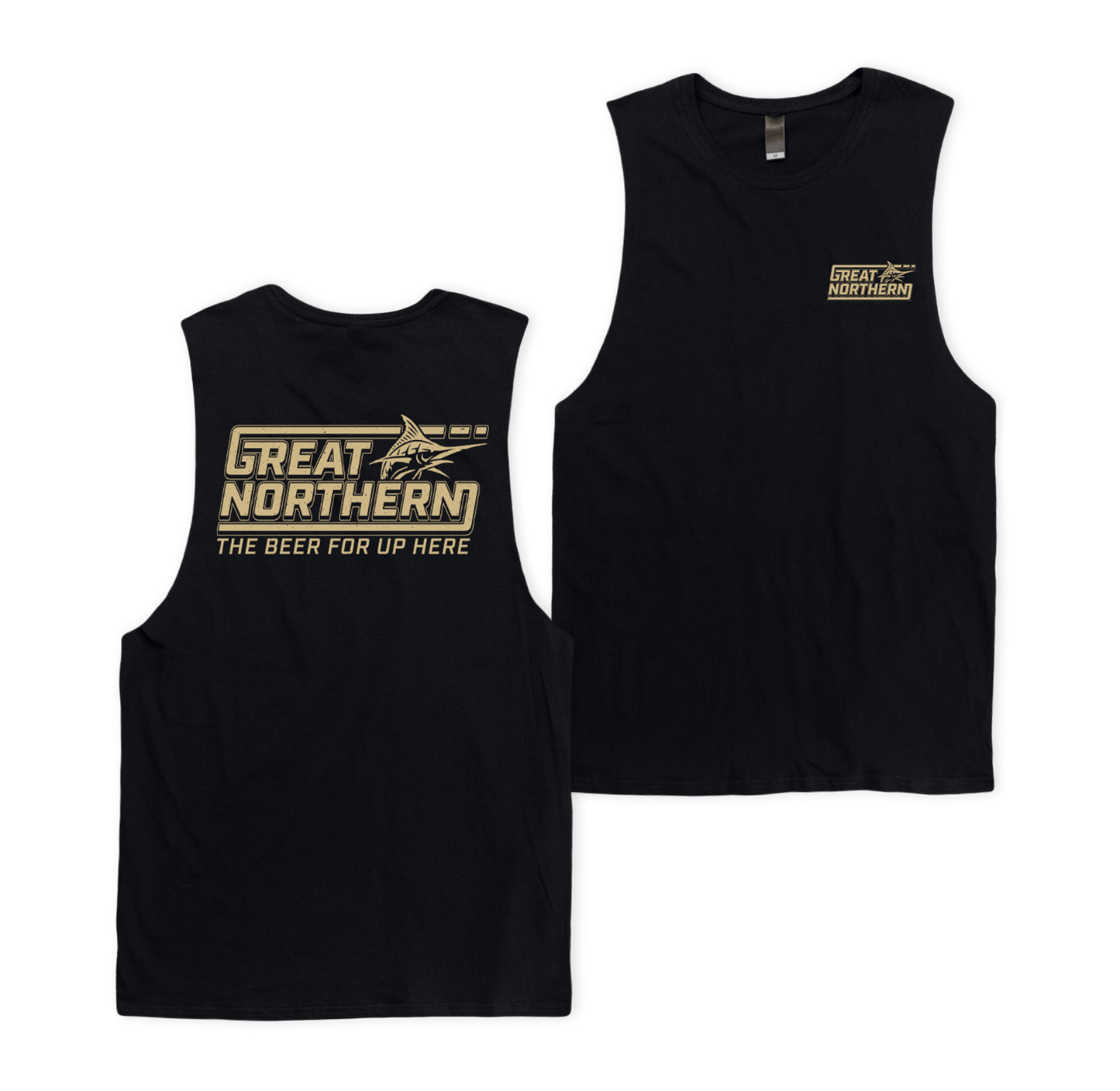Northerner Muscle Tee Black
