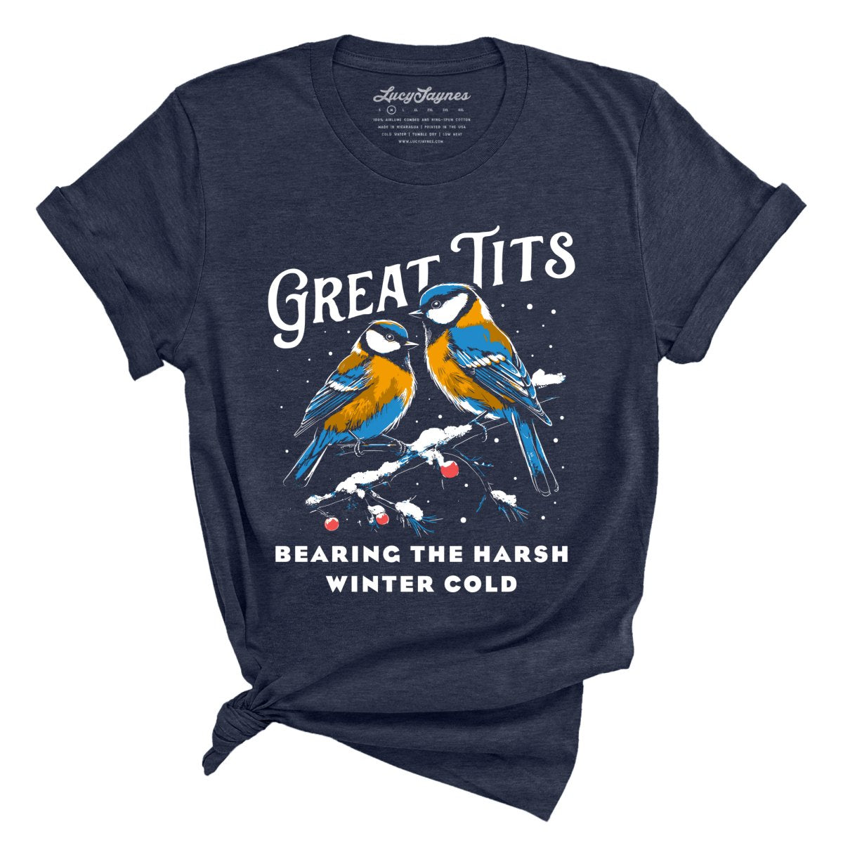 Great Tits Winter Cold Tee