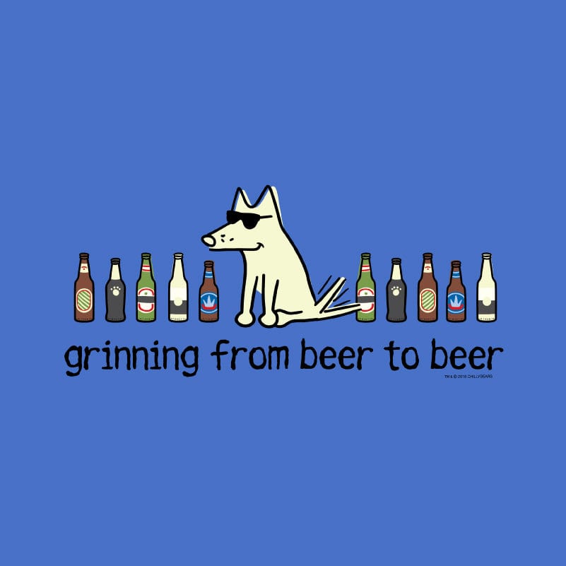 Grinning From Beer to Beer - Sweatshirt Pullover Hoodie