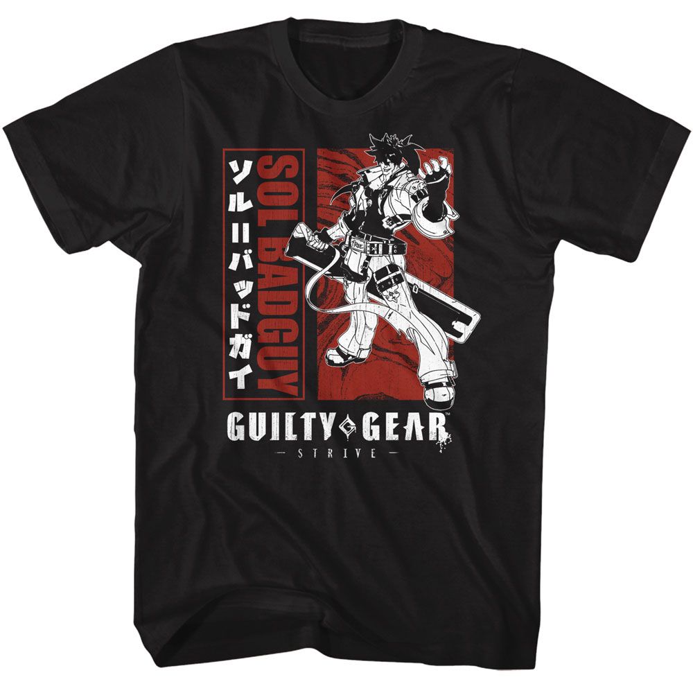 Guilty Gear - Blocked Out Sol Boyfriend Tee