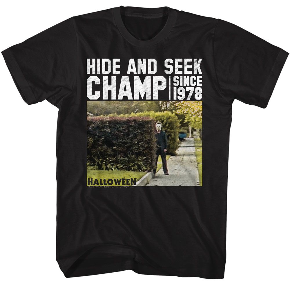 Halloween - Hide And Seek Bushes Boyfriend Tee