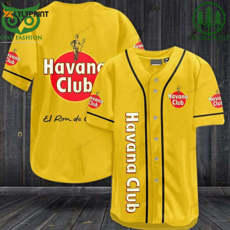 Havana Club Baseball Jersey Shirt - lylyprint.com