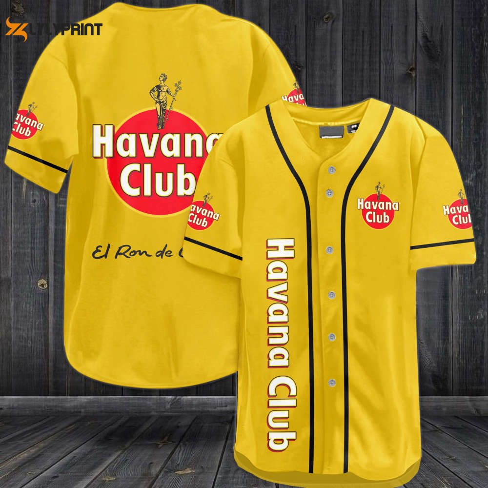Havana Club Rum Baseball Jersey - lylyprint.com