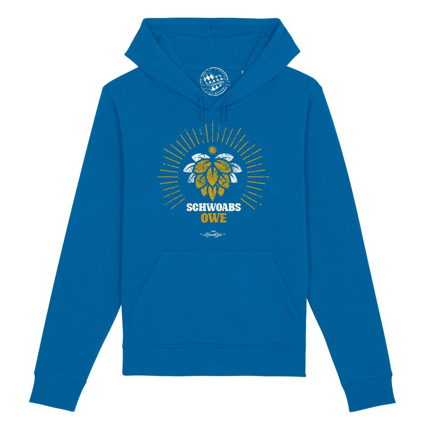 Herren Hoodie "Schwoabs owe"