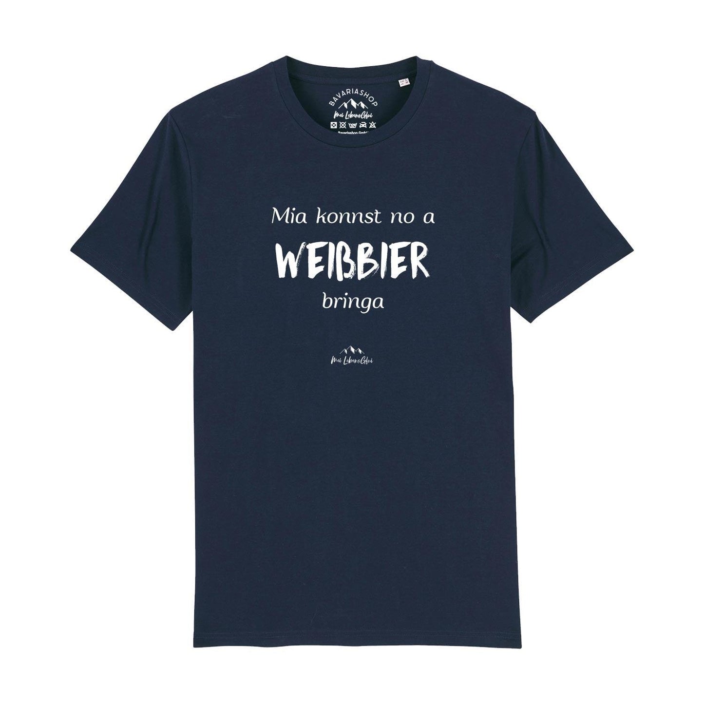 Herren T-Shirt "Mia konnst no a Weißbier bringa"