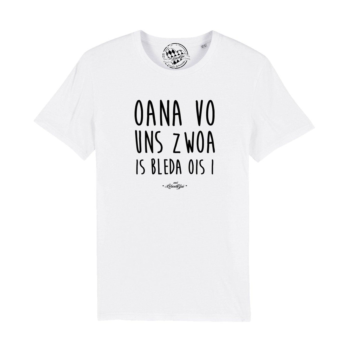 Herren T-Shirt "Oana vo uns zwoa..."