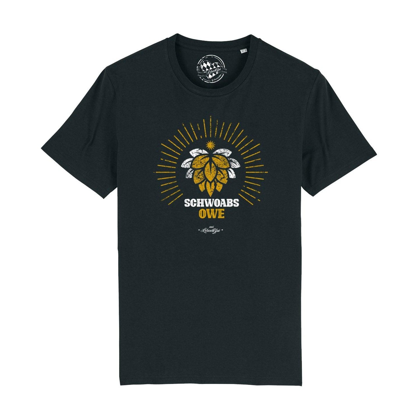 Herren T-Shirt "Schwoabs owe"