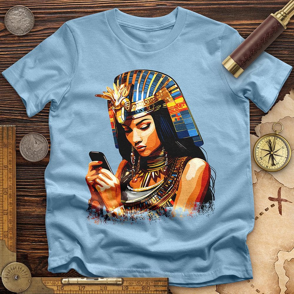 Egyptian Goddess Texting T-Shirt