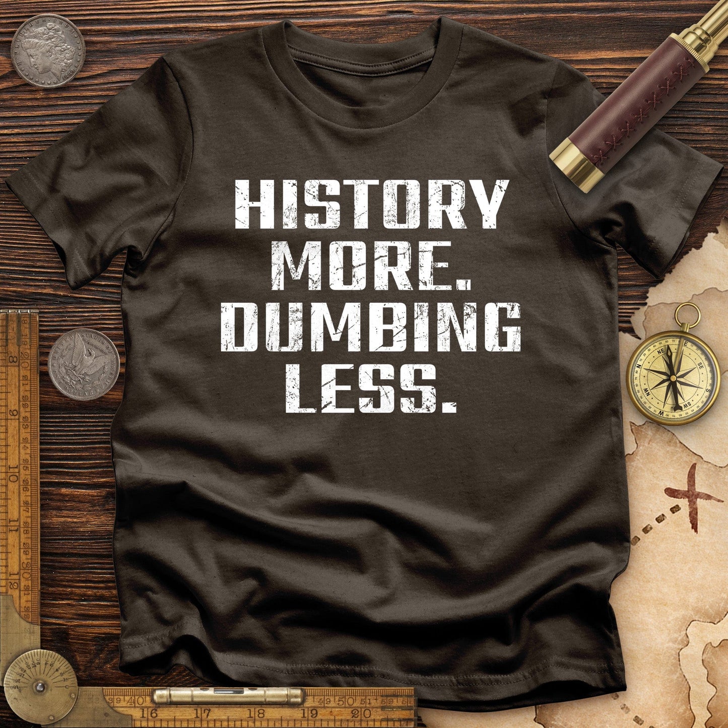 History More Dumbing Less T-Shirt