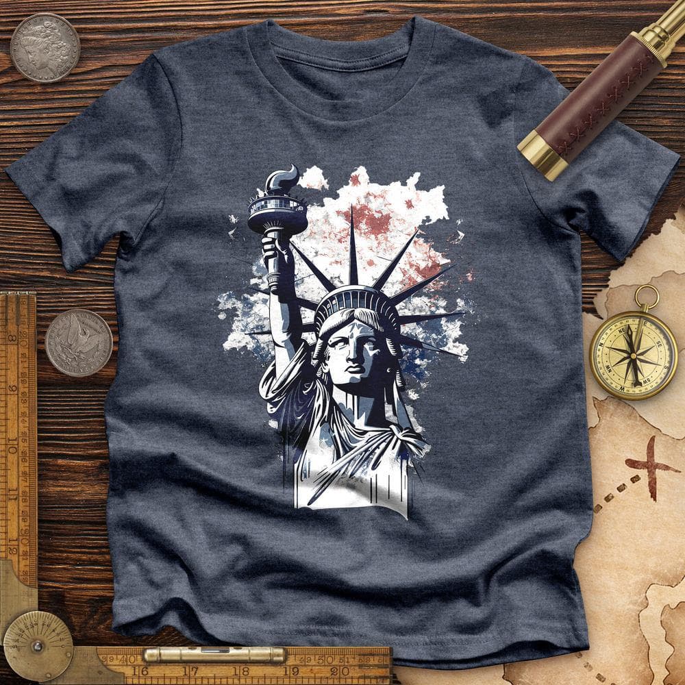 NYC Statue Of Liberty Premium Quality Tee