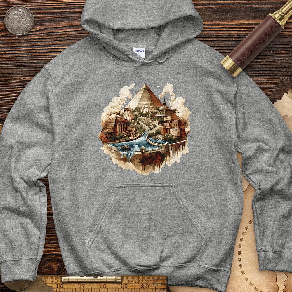 Pyramids Egypt City With River Hoodie