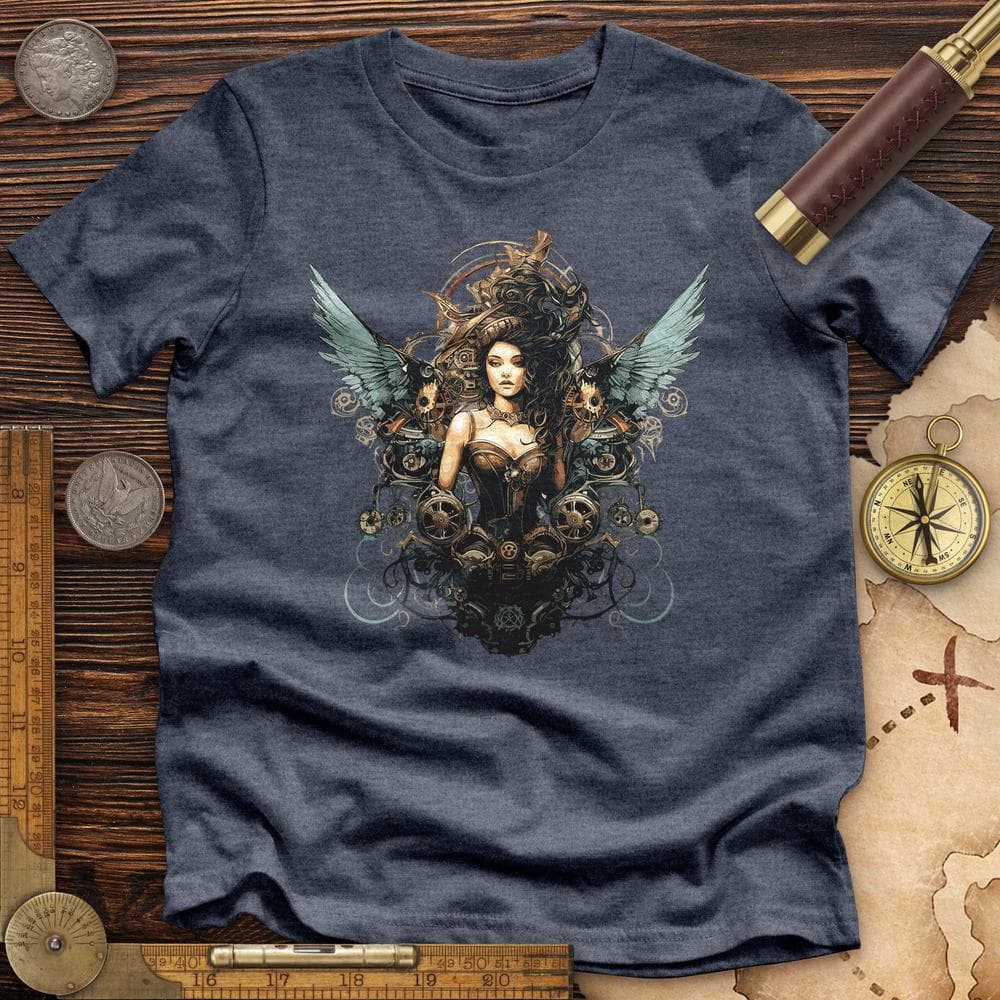 Steampunk Athena Premium Quality Tee