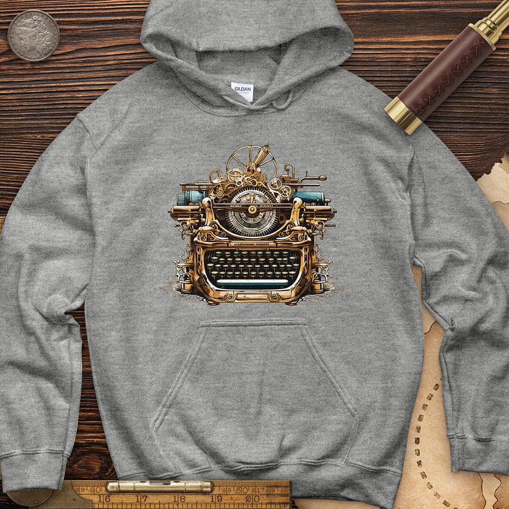 Steampunk Typewriter Hoodie