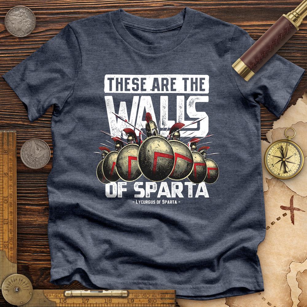 The Walls Of Sparta Premium Quality Tee