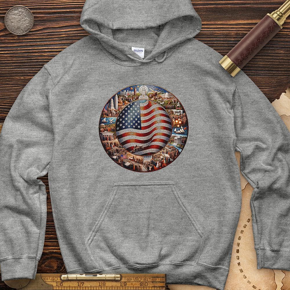 USA Mosaic Hoodie