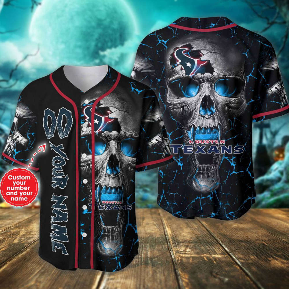 Houston Texans Personalized Baseball Jersey - lylyprint.com