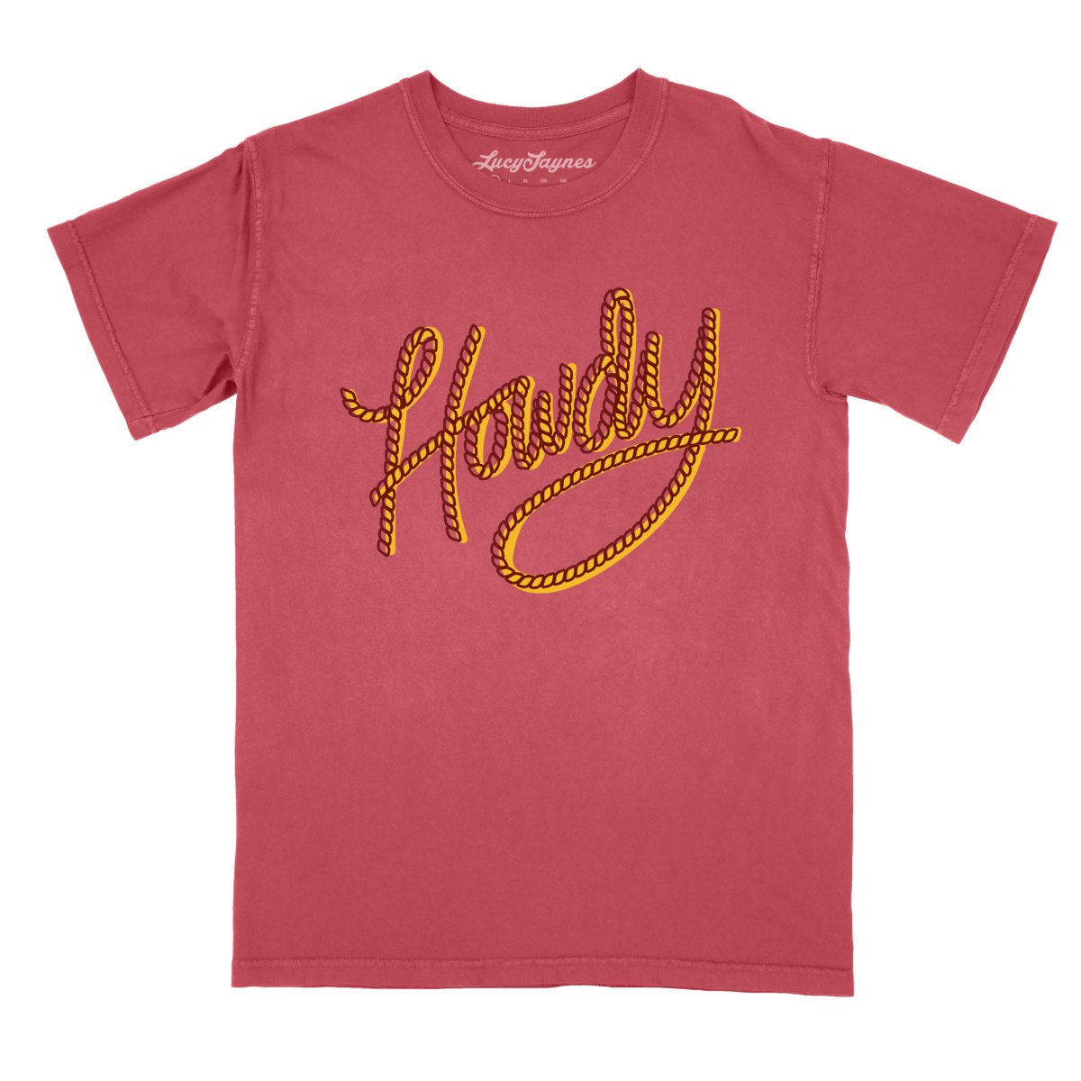 Howdy Rope Comfort Colors Tee