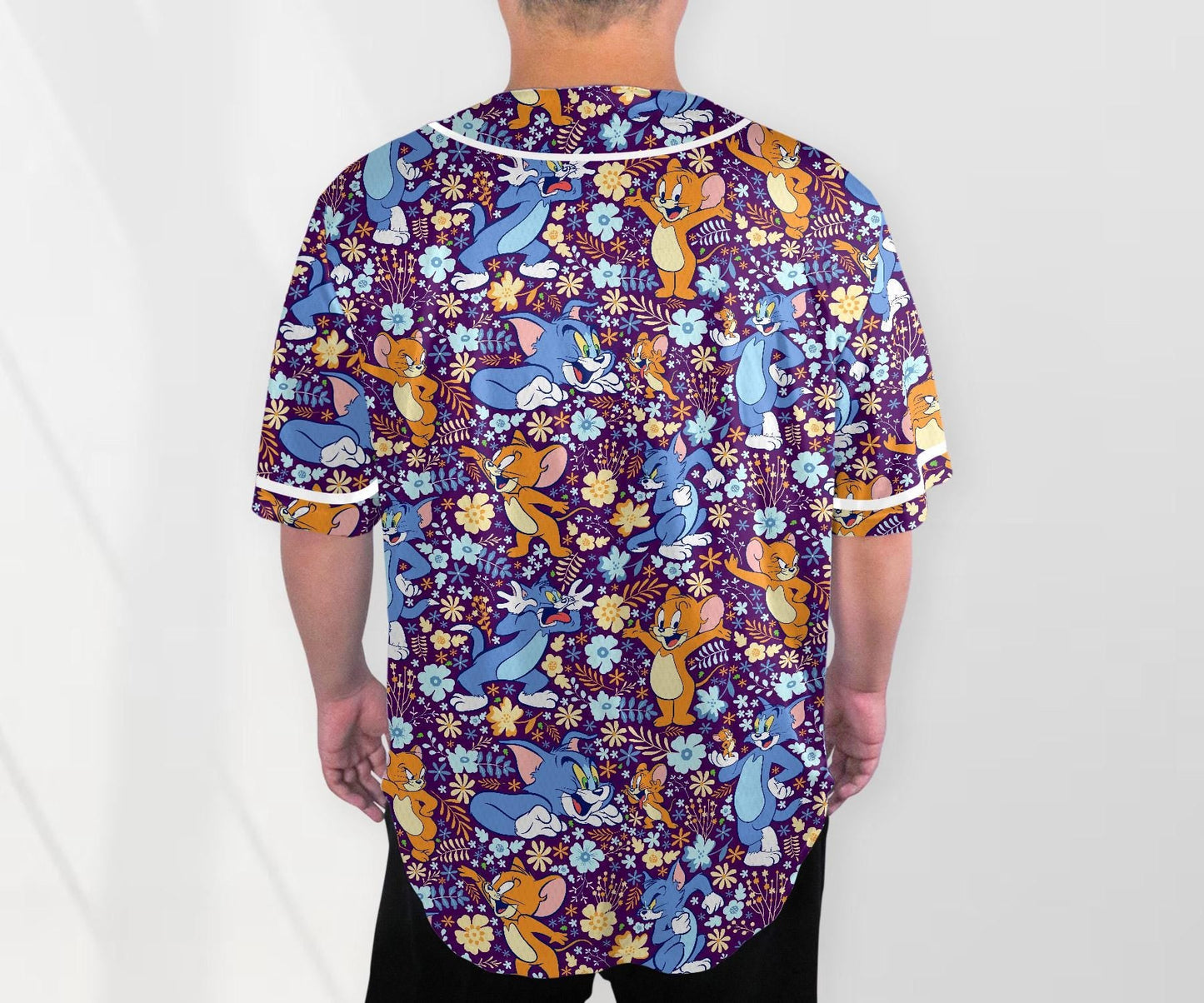 Tom And Jerry Jersey Shirt Jerry Baseball Jersey Stitch Family Shirt Tom Shirt Gifts