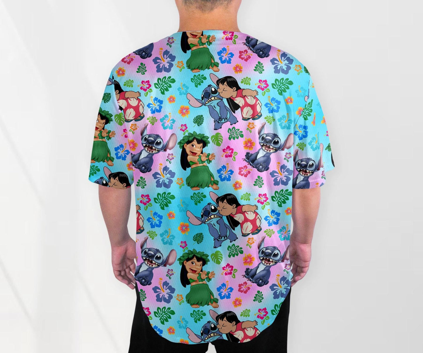 Lilo Stitch Baseball Jersey Shirt Aloha Tropical Baseball Jersey Stitch Alien Shirt Lilo And Stitch Baseball Shirt Cute Stitch Shirt Gifts