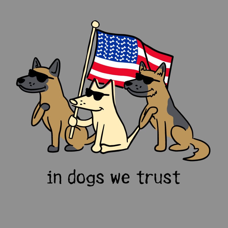 In Dogs We Trust - Ladies T-Shirt V-Neck
