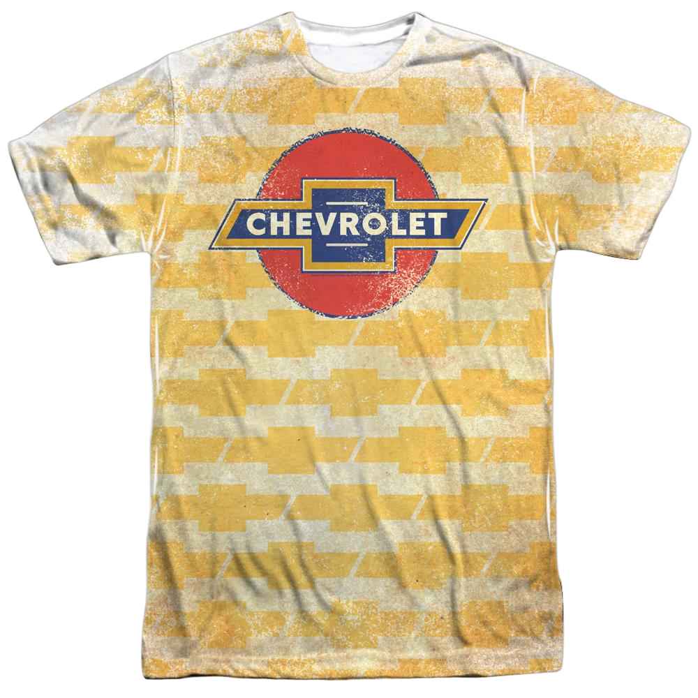 Chevy - Chevy Repeat Adult All Over Print 100% Poly T-Shirt