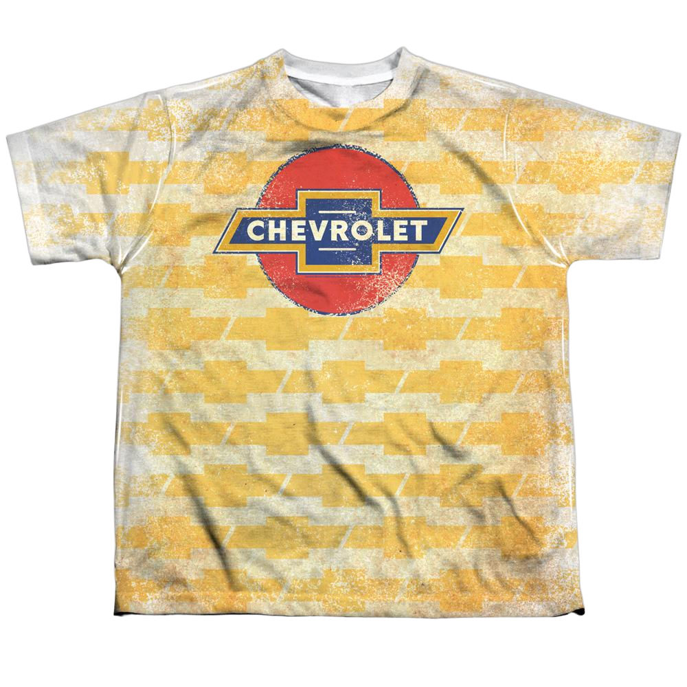 Chevy - Chevy Repeat Youth All Over Print 100% Poly T-Shirt