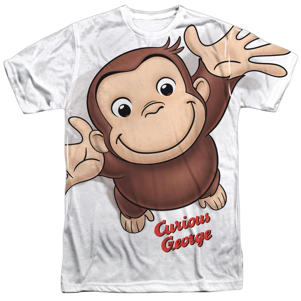 Curious George Hands In The Air - Men's All-Over Print T-Shirt