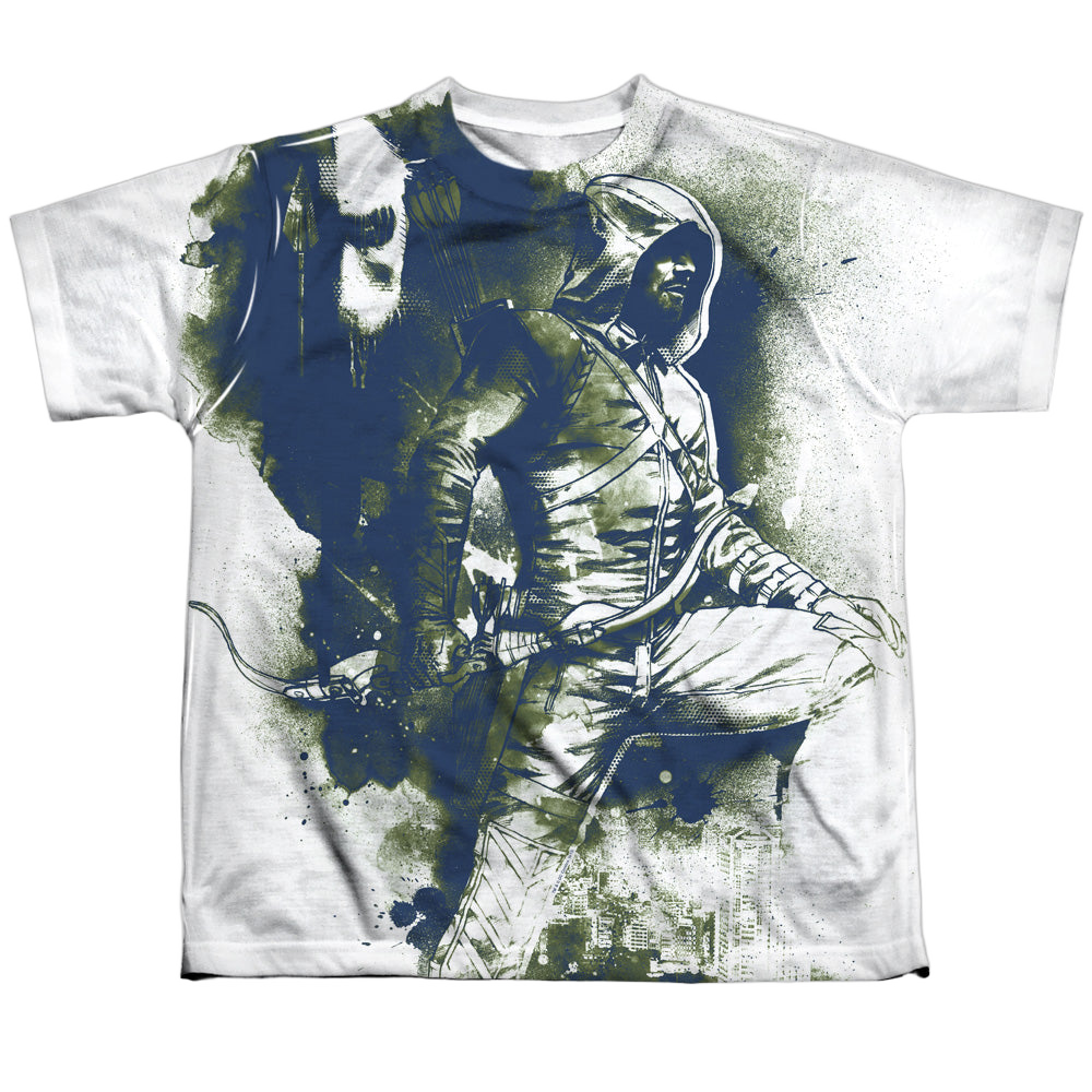 Arrow The Television Series Spray Paint - Youth All-Over Print T-Shirt