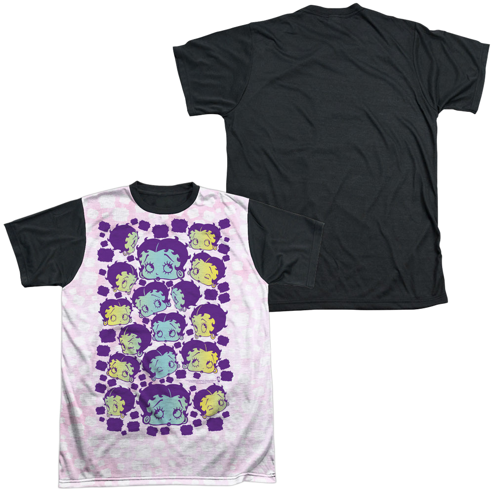 Betty Boop Boop & Repeat - Men's Black Back T-Shirt