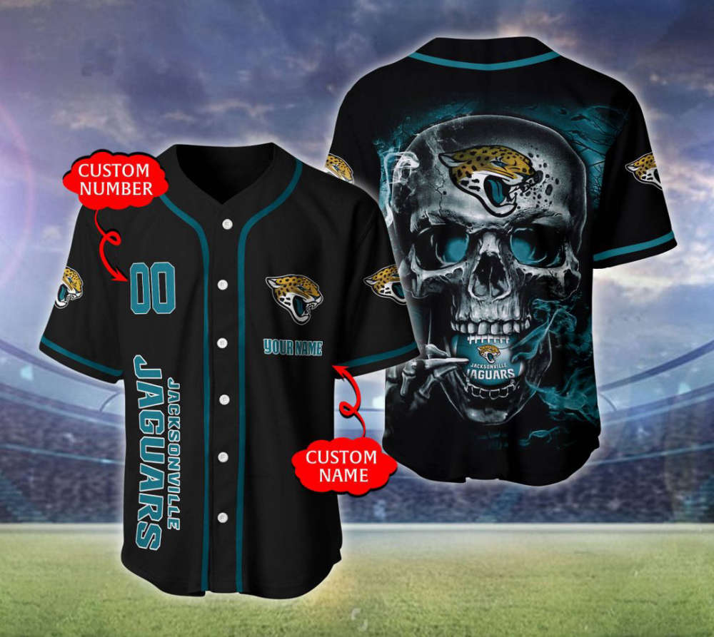 Jacksonville Jaguars Personalized Baseball Jersey Fan Gifts - lylyprint.com