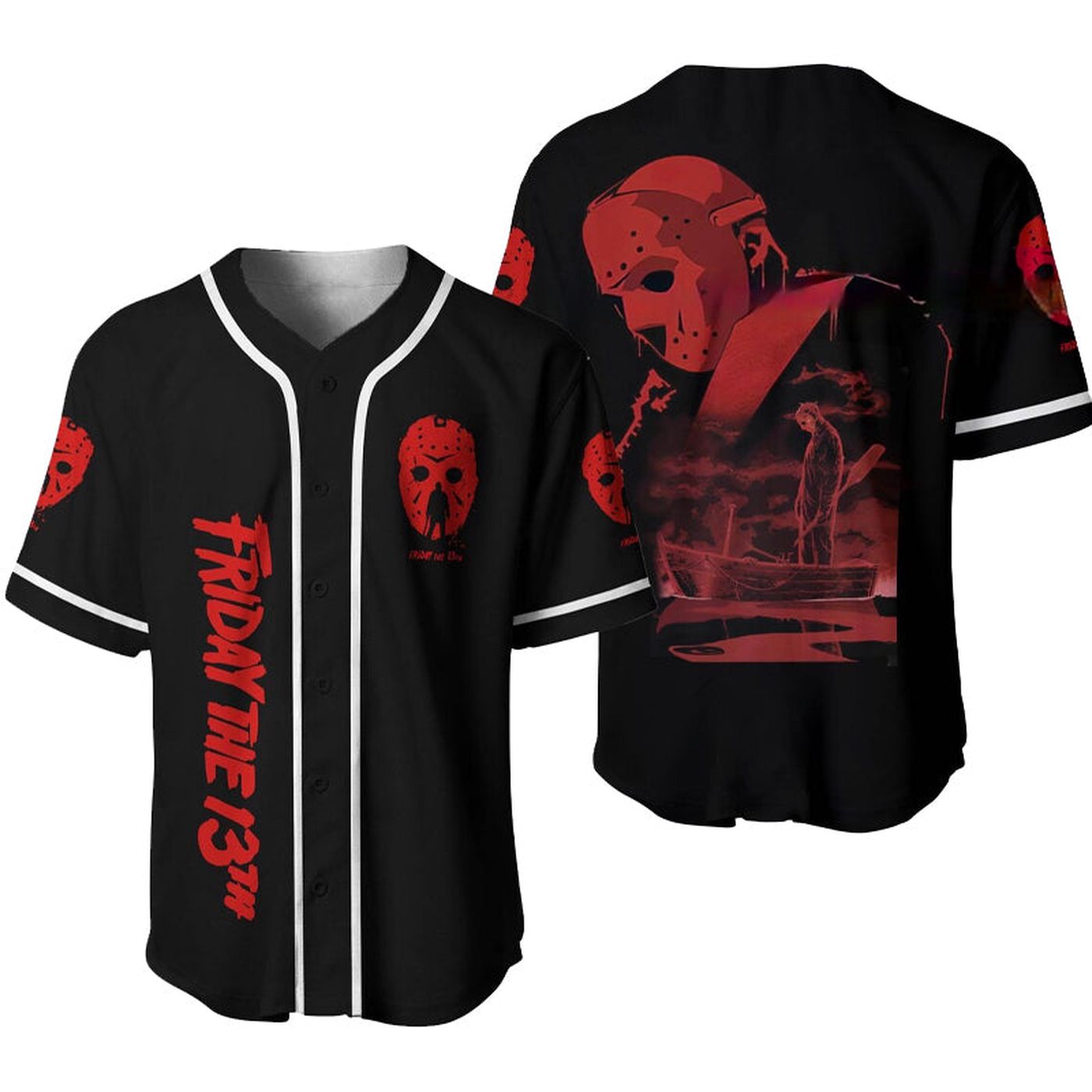 Jason Voorhees Crystal Lake Baseball Jersey - Gift for Men Women - Gift for Men Women - lylyprint.com