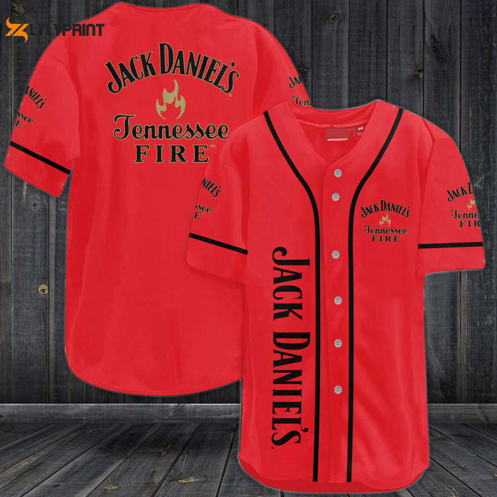 JD Tennessee Fire All Over Print 3D Unisex Baseball Jersey - lylyprint.com