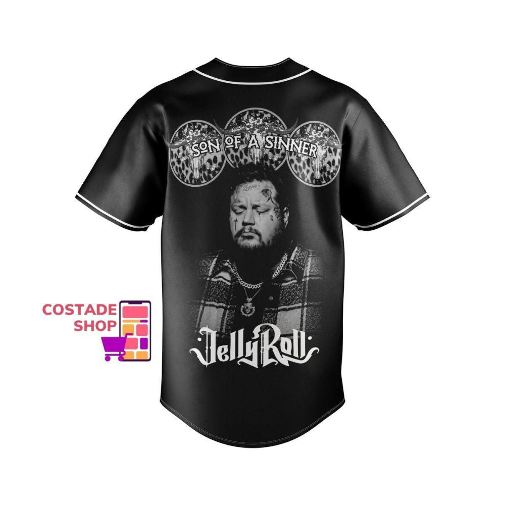 Jelly Roll Baseball Jersey, Jelly Roll Shirt, Jelly Roll Jersey, Jelly Roll Gift, Rock Tour - lylyprint.com